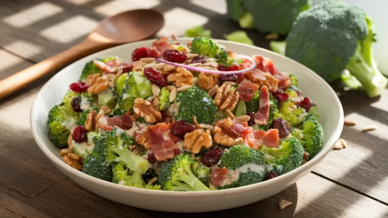 broccoli walnut salad