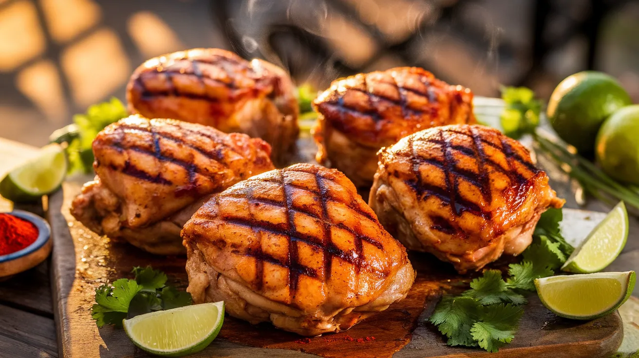 chili lime grilled chicken thighs
