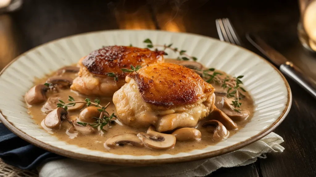 creamy mushroom chicken