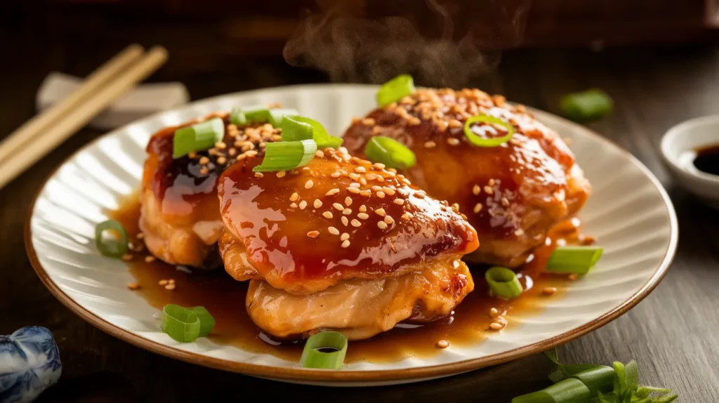 glazed chicken thighs