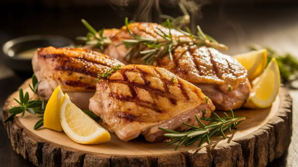 grilled chicken thighs