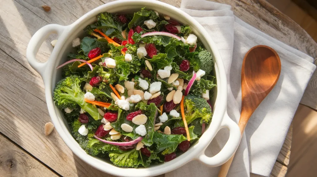 healthy kale salad