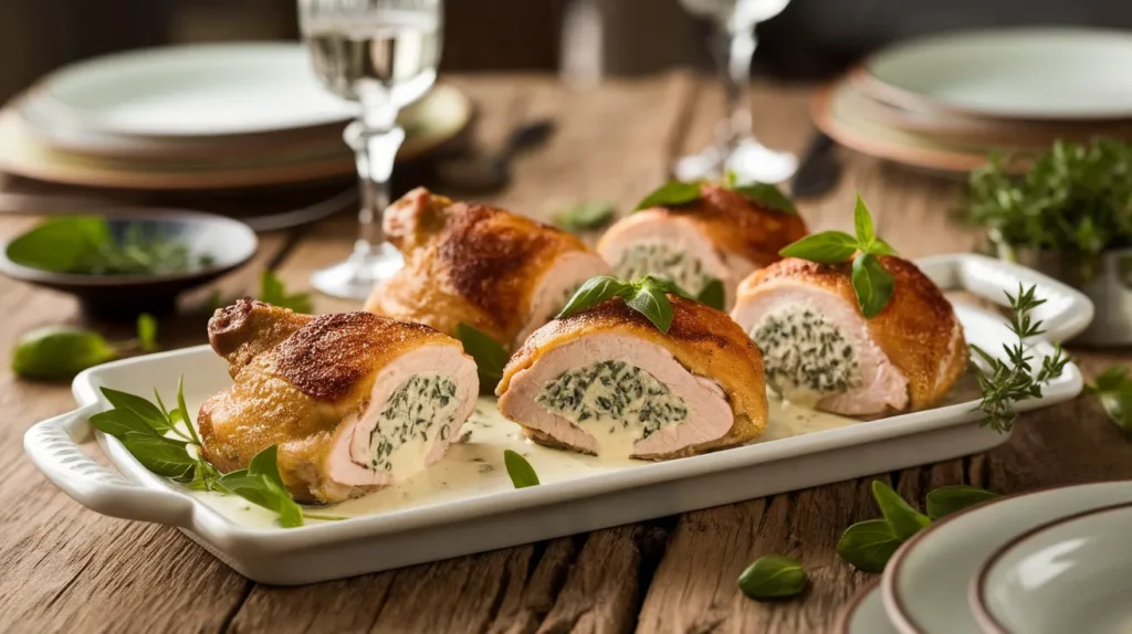 herb stuffed chicken