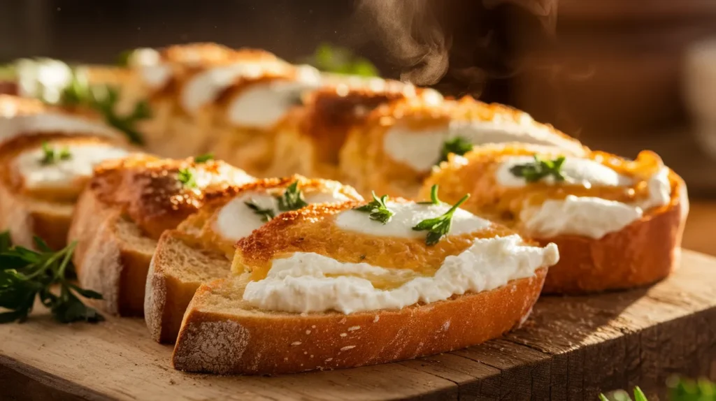 homemade garlic bread
