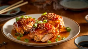 honey soy glazed chicken thighs