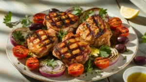 mediterranean grilled chicken thighs