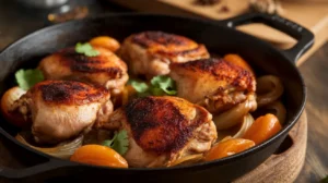 moroccan spiced chicken thighs