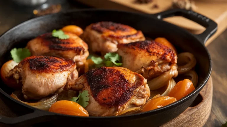 moroccan spiced chicken thighs