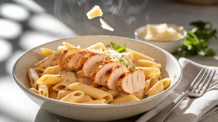 penne chicken alfredo