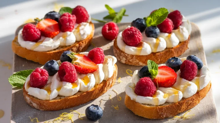 ricotta breakfast toast