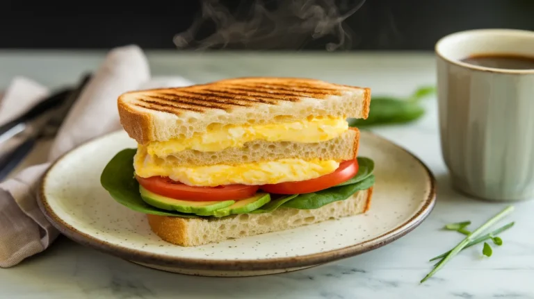 ricotta egg sandwich