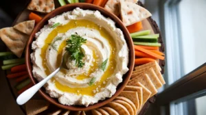 whipped ricotta feta dip