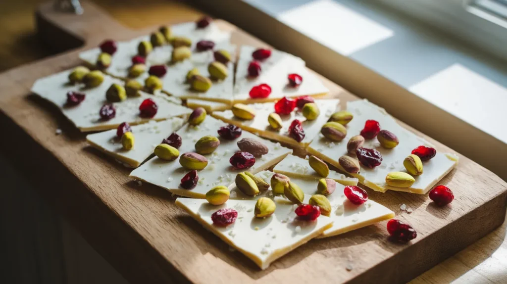 white chocolate bark recipe