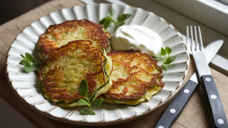 zucchini and potato pancakes