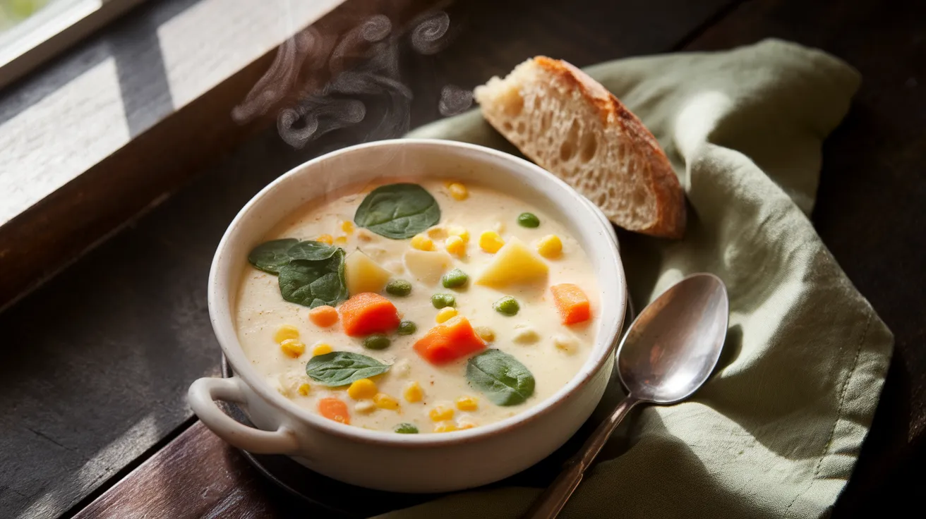 One-Pot Creamy Vegetable Soup