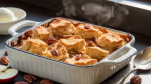 apple pecan cobbler
