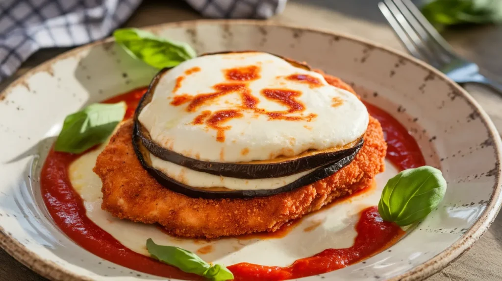breaded chicken eggplant