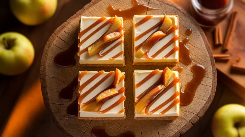 caramel apple dessert bars