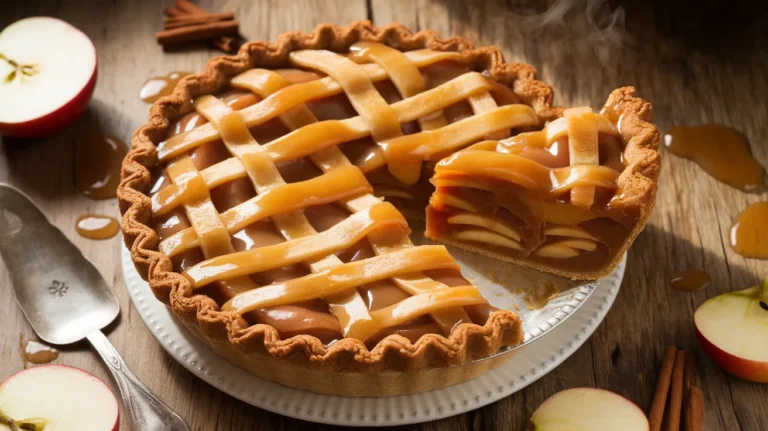 caramel apple pie