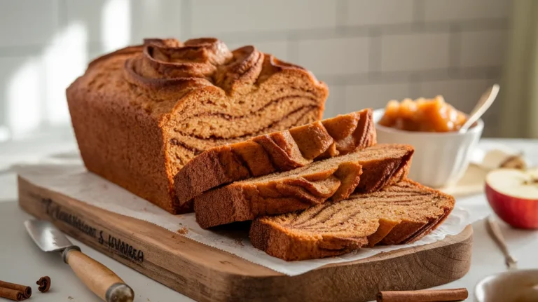 cinnamon applesauce bread