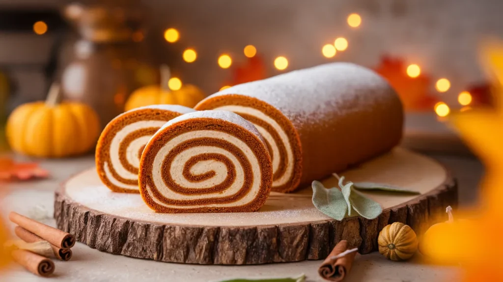 cream cheese pumpkin roll