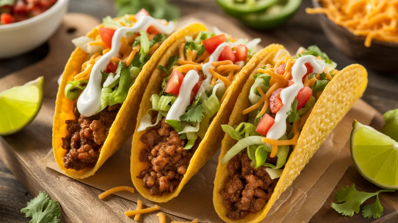 ground beef crunchy tacos