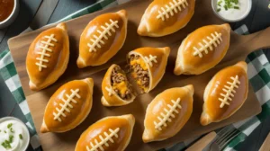 ground beef football food