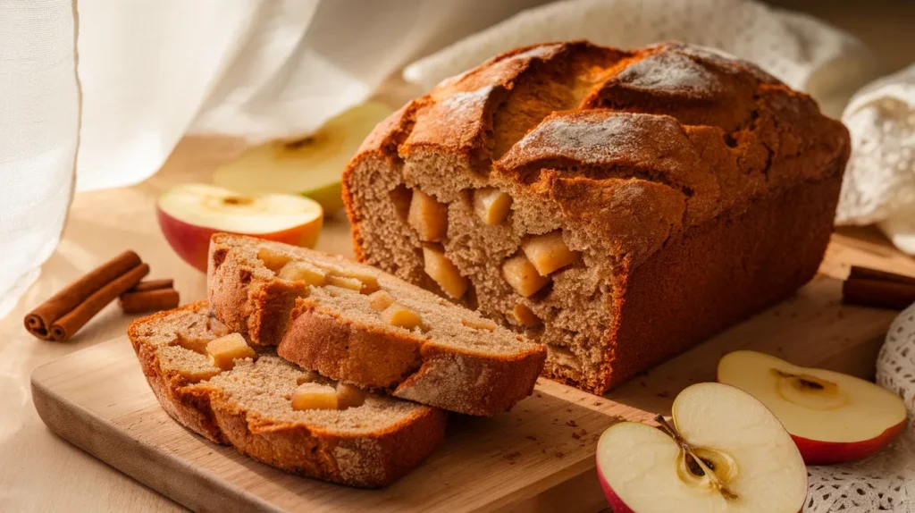 homemade apple bread