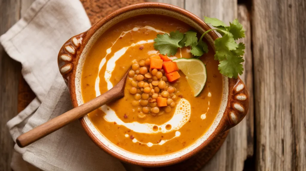 red lentil soup recipe