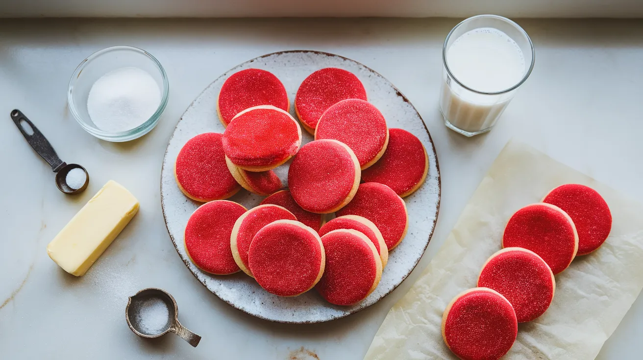 red sugar cookie