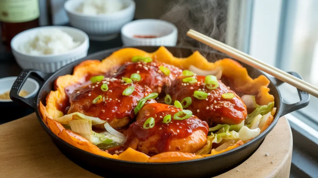 spicy Korean chicken