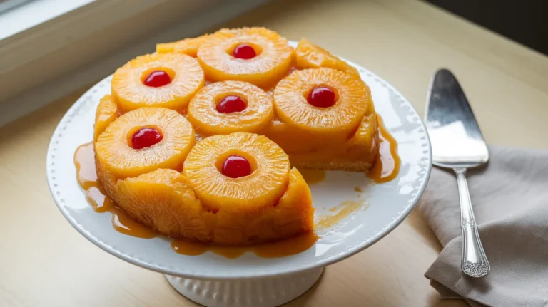upside down cake