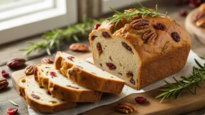 Rosemary Bread with Dried Cranberries and Pecans