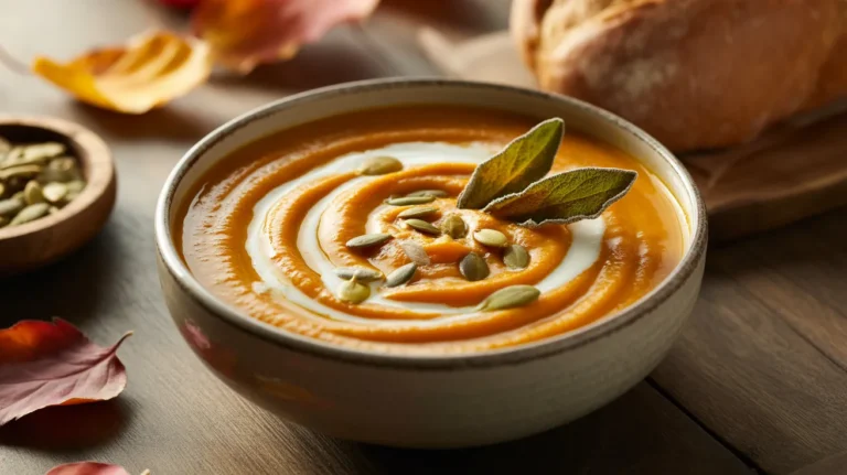 Autumn-Spiced Roasted Pumpkin Soup