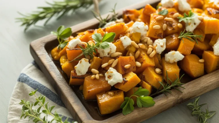 Mediterranean Honey Roasted Butternut Squash