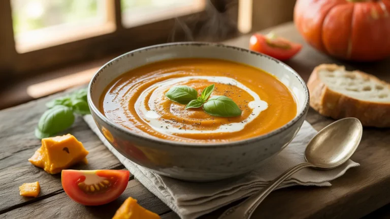 Roasted Pumpkin and Tomato Soup