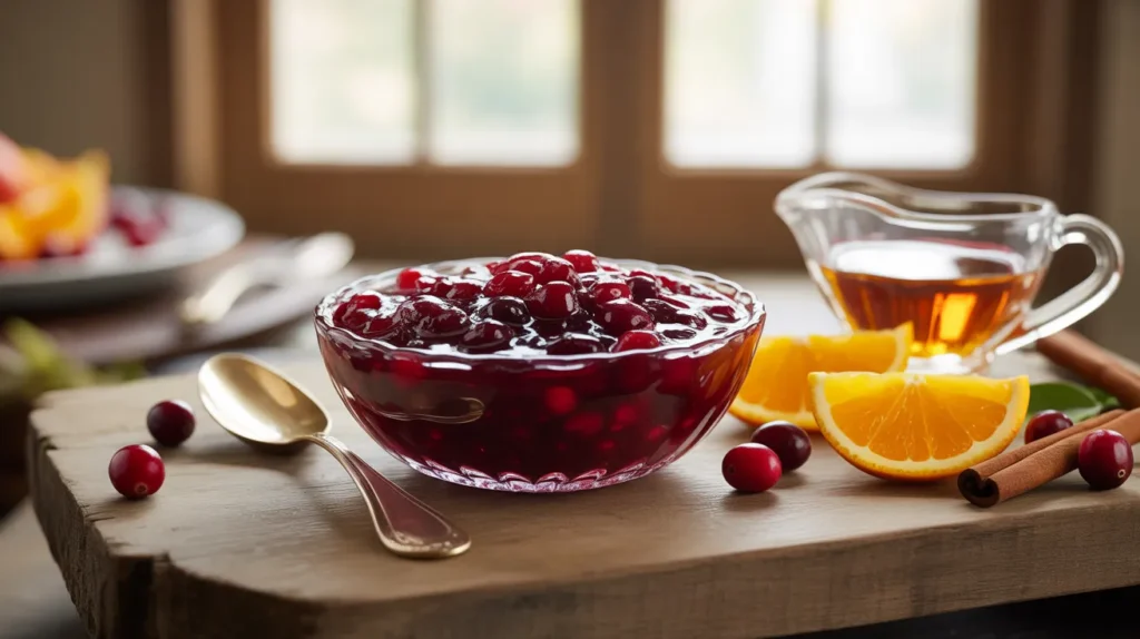 Thanksgiving cranberry sauce