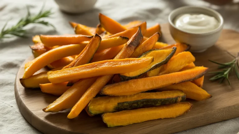 baked butternut squash fries
