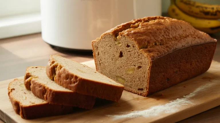 bread machine whole wheat yeasted banana bread