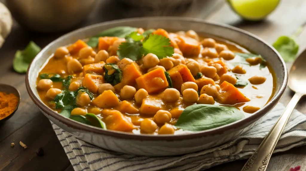 butternut squash chickpea curry
