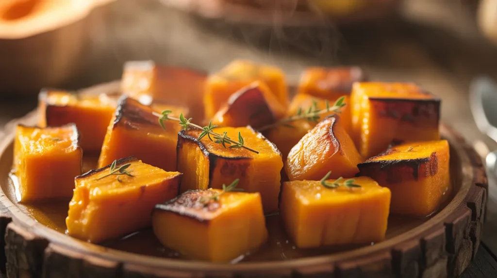 butternut squash with brown sugar