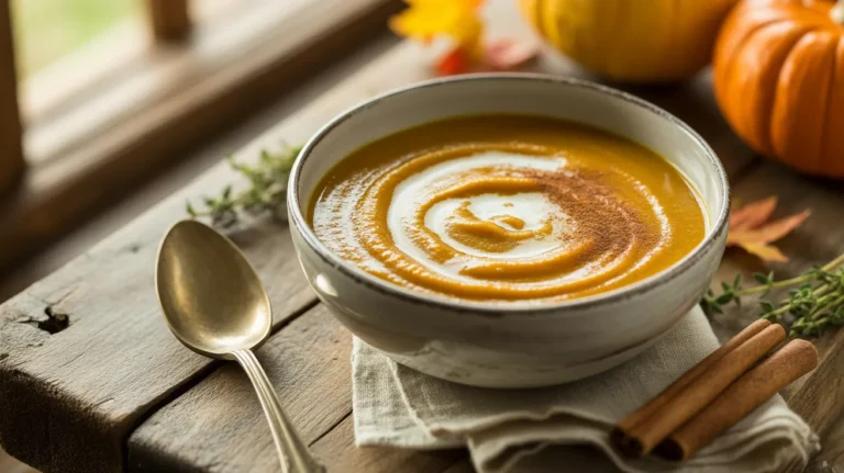 cinnamon pumpkin soup