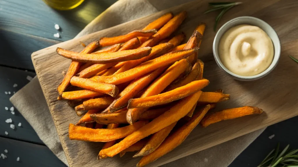 crispy sweet potato fries