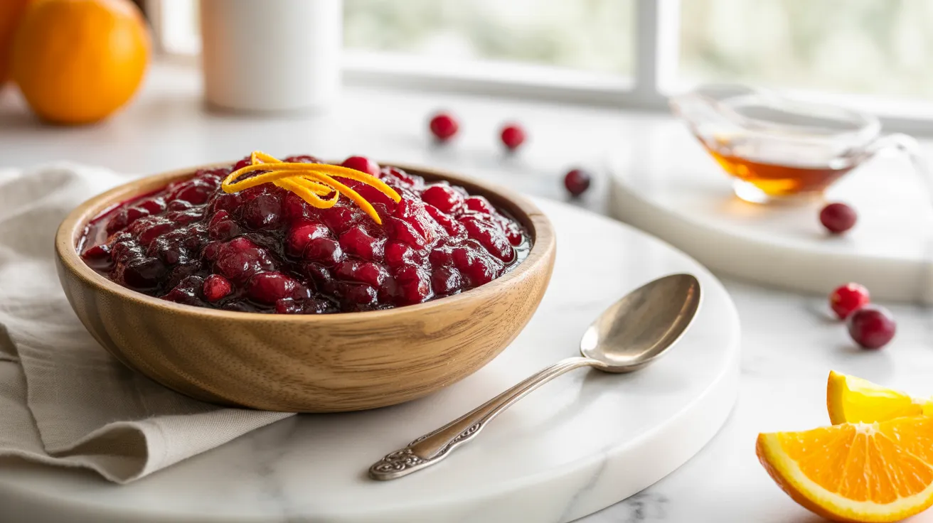 healthy cranberry sauce