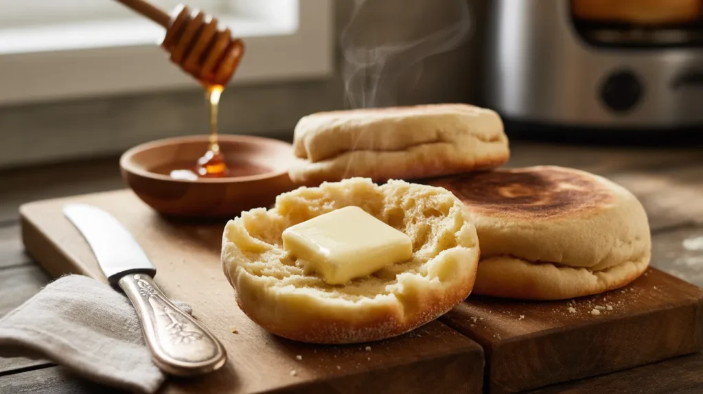 homemade english muffins