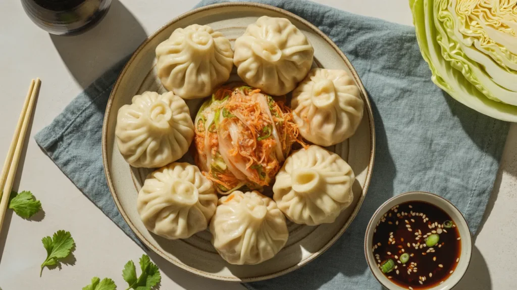 kimchi dumplings