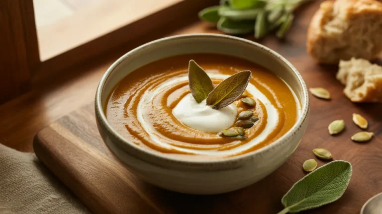 pumpkin sage bisque