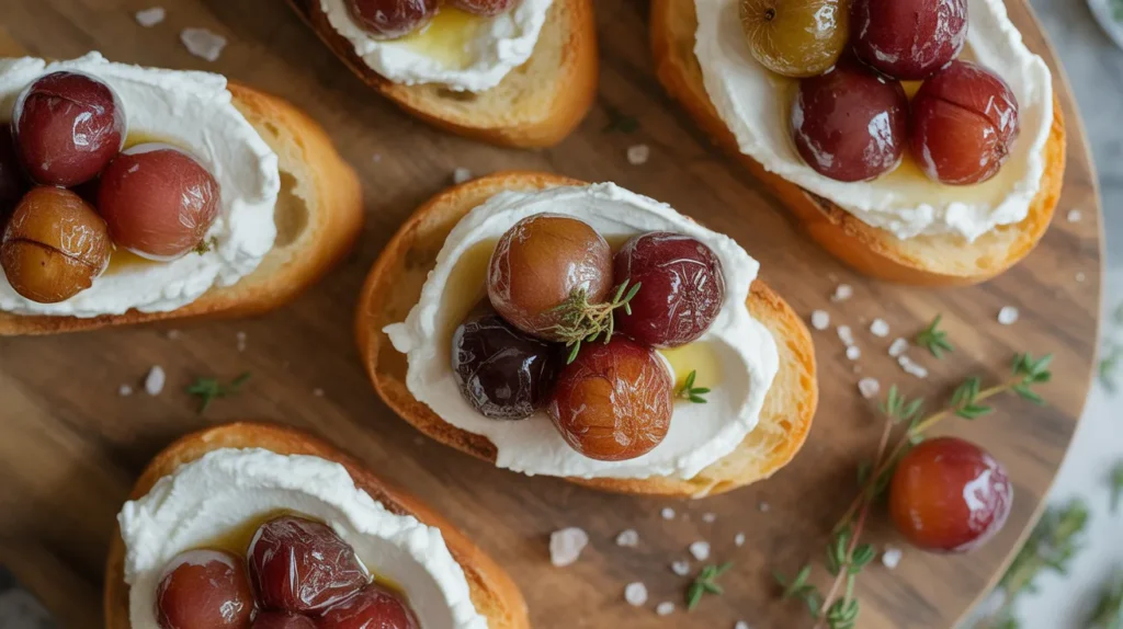 roasted grapes appetizer