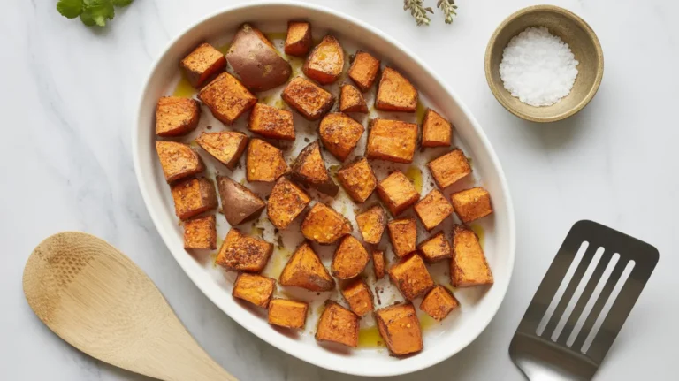 roasted sweet potatoes