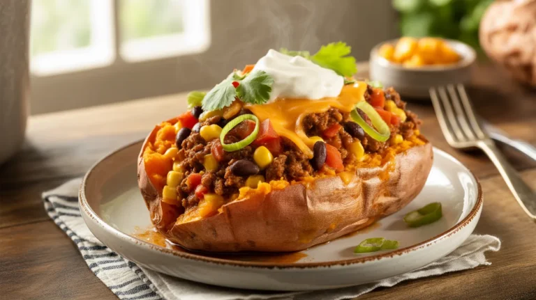 stuffed sweet potato